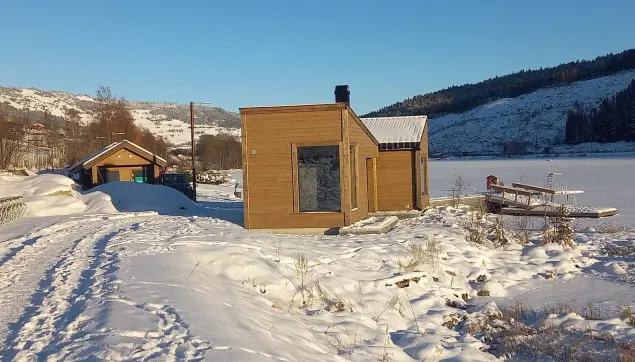 Badstua på Oppsjø Vasspark i Ål