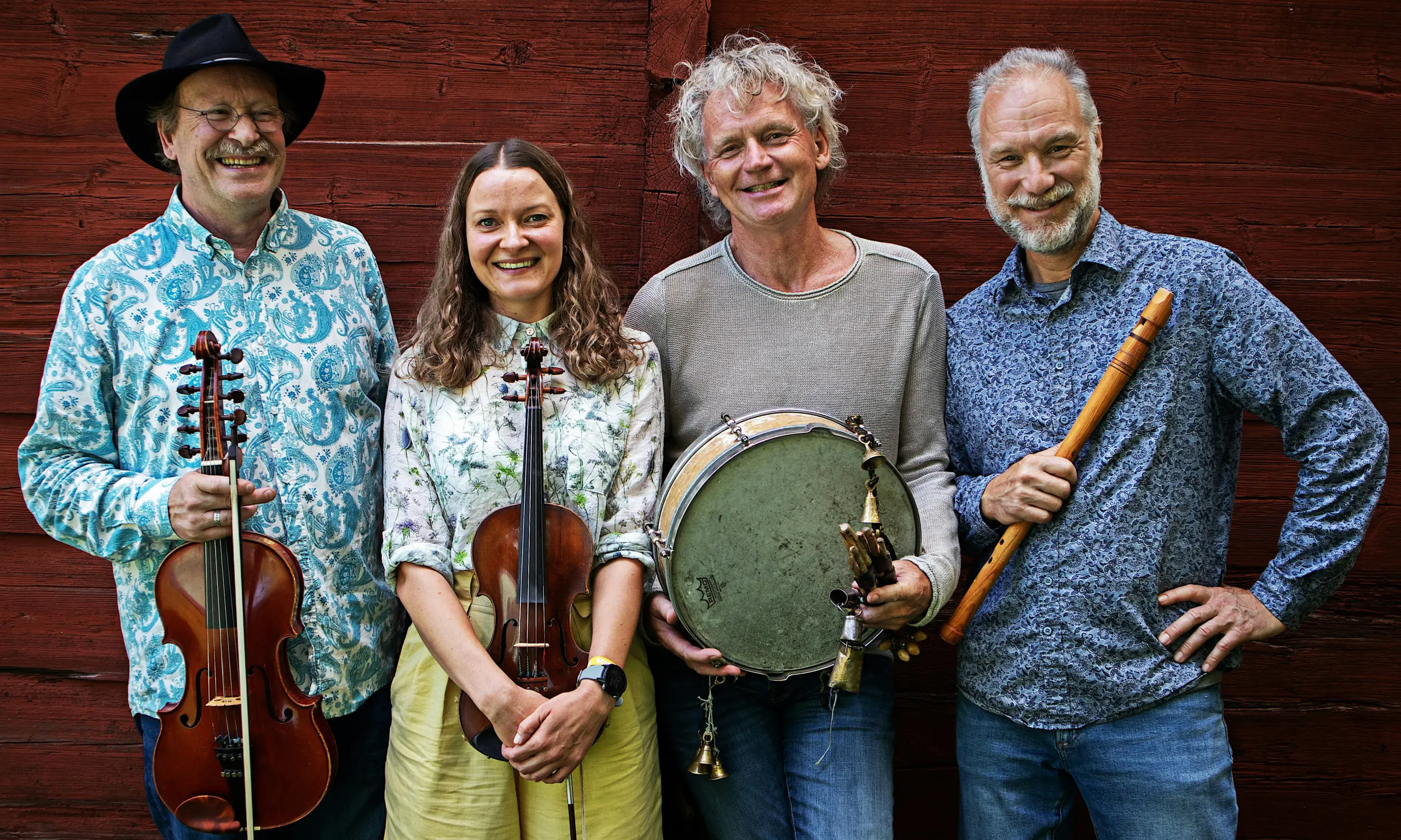 Bilde av den svensk-norske folkemusikkgruppa Groupa og Marta Matuszna, som kommer til Ål som del av Fryd Scene