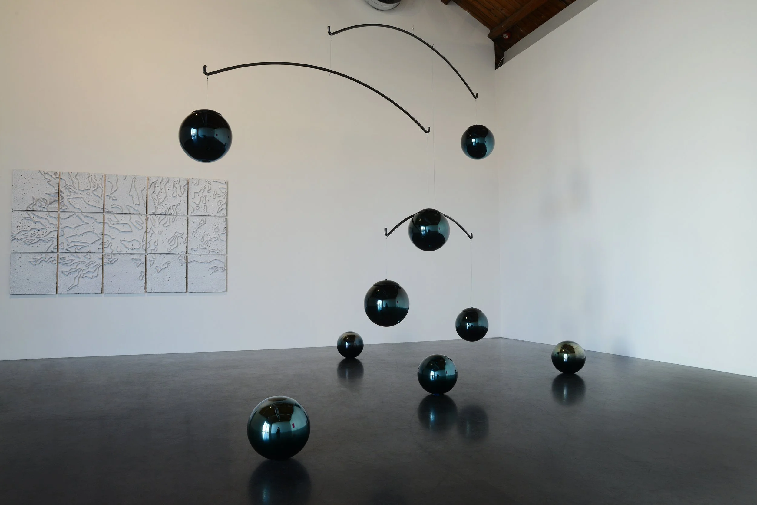 Glasskunst av Eirin Bjørsland Hansen, som skal ha utstilling på Ål Kulturhus 25.april