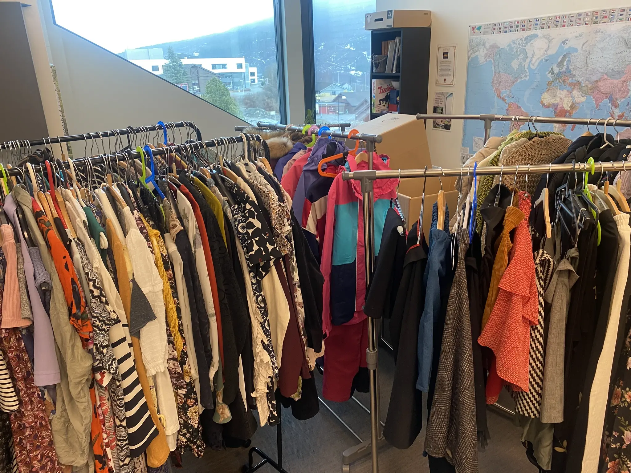 Bilde fra den store klesbyttedagen