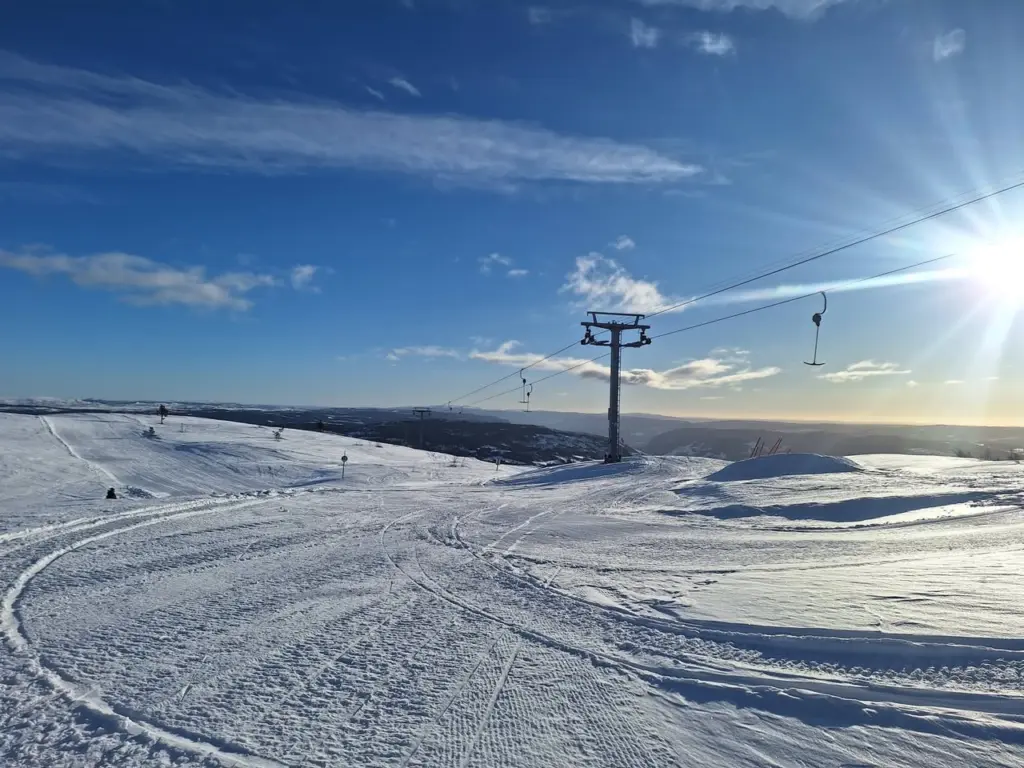 Bilde fra toppen av Primhovdaheisen