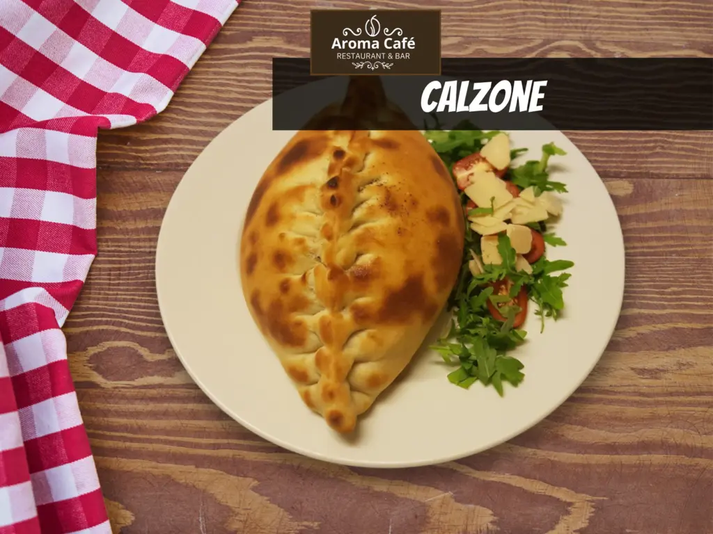 Bilde av Calzone på Aroma Grill og Kafé i Ål
