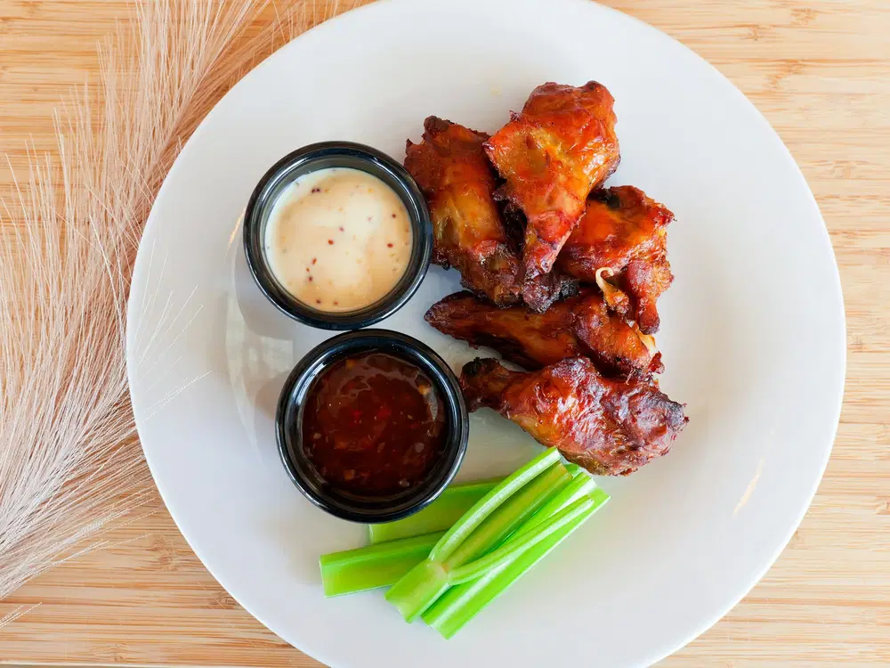 Bilde av maten op Topcamp i Hallingdal