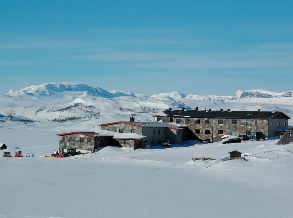 Rødungstølen i Ål vinterkledd