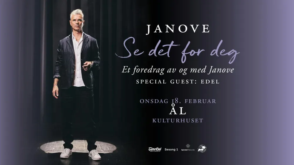 Plakat av Janove sitt foredrag: "Se det for deg"