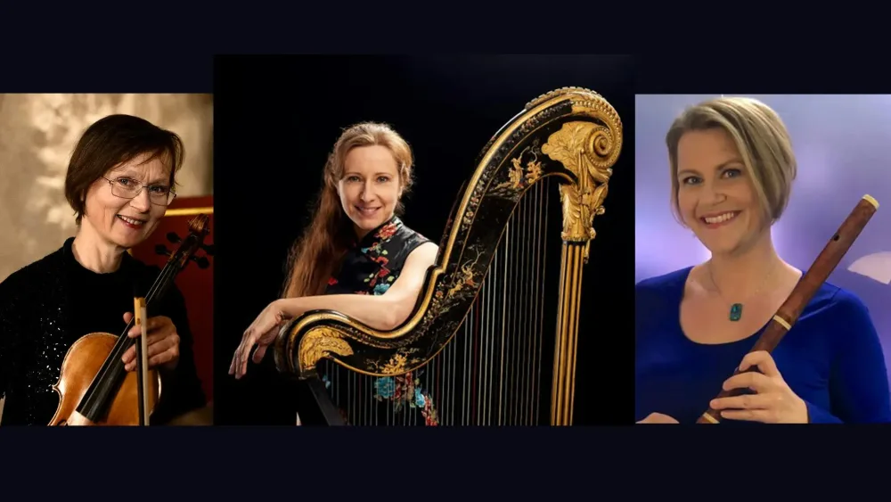 Bilde av Torun Torbo, Mari Giske og Eva Curth, som holder konsert på Operalåven i Ål 18.april