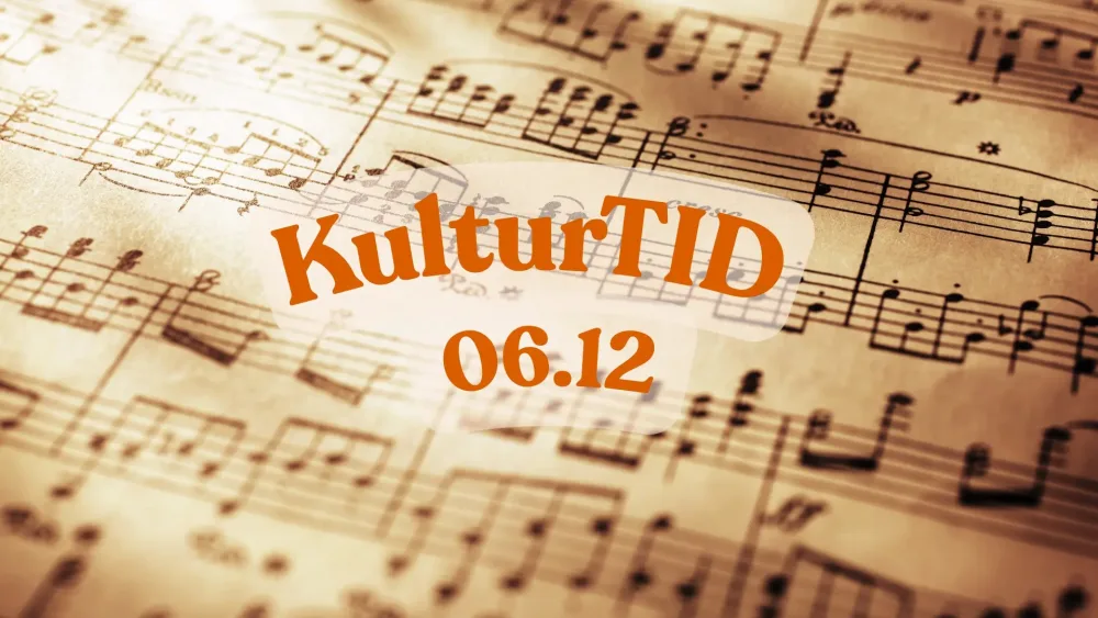 Plakat hvor det står KulturTID 06.12