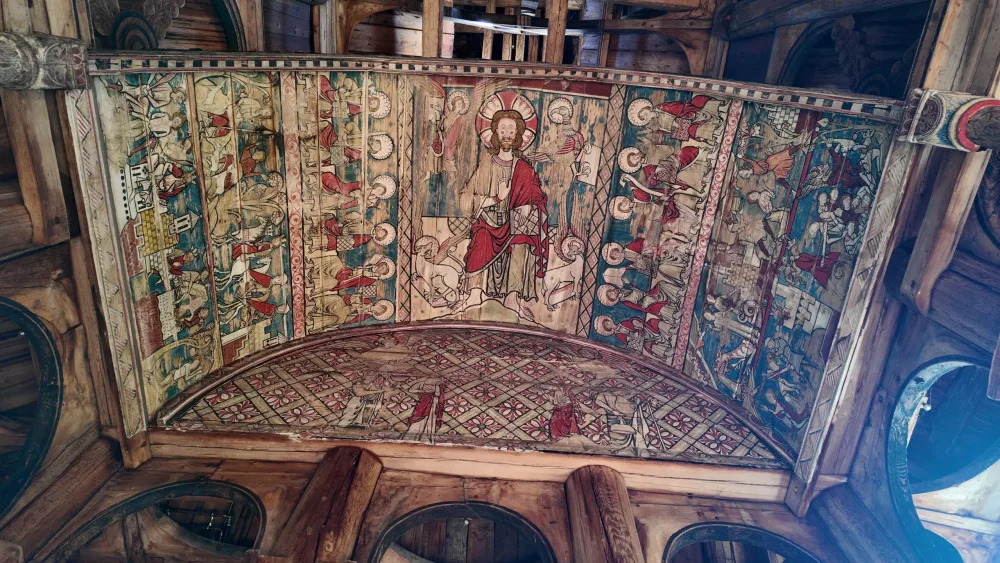 Torpo-baldakinen i Torpo Stavkirke