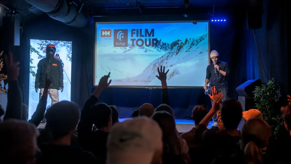 Bilde fra Fri Flyt Film Tour på Tanken Arena