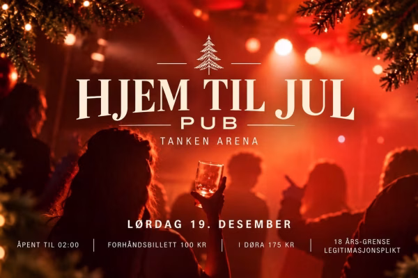 Hjem til jul pub på Tanken Arena i Ål