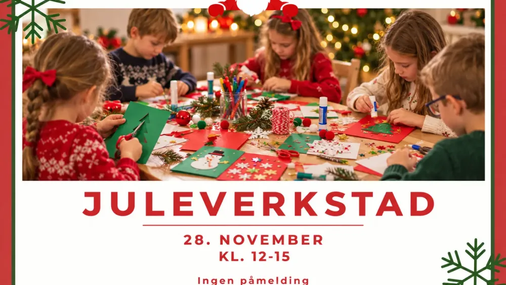 Juleverksted på Ål Bibliotek i Hallingdal