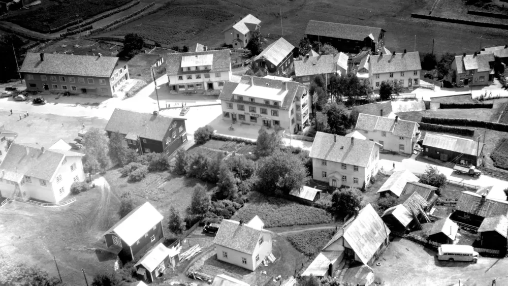 Bilde fra Sundre i Ål i 1954